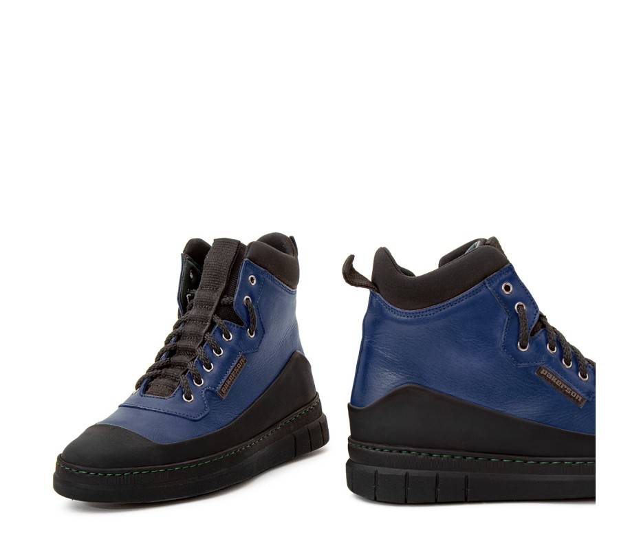 Pakerson STIVALETTO APUANE PELLE BLU NAVY Negozi Online