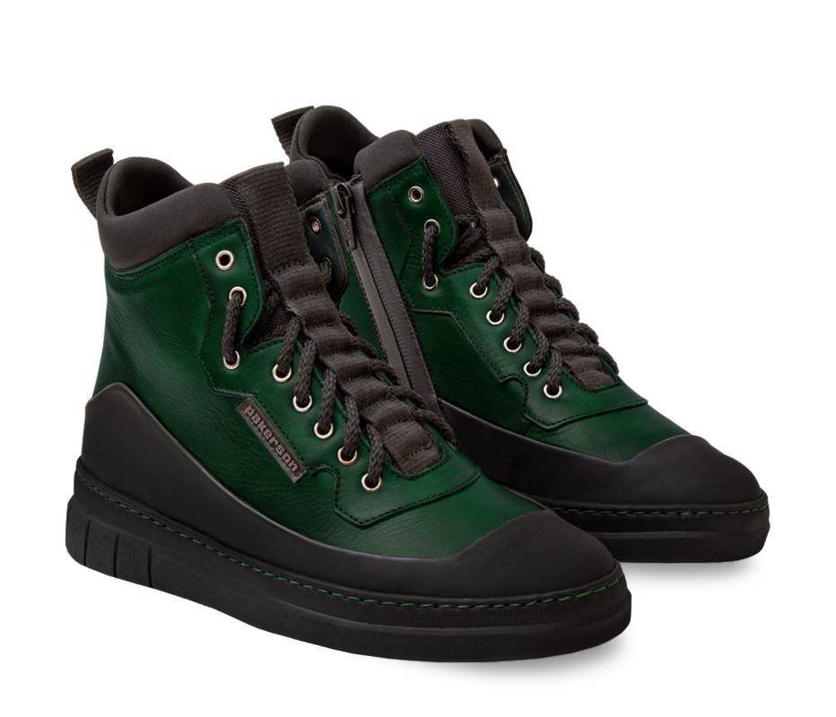 Pakerson STIVALETTO APUANE PELLE VERDE INTENSO Prezzo Ridotto