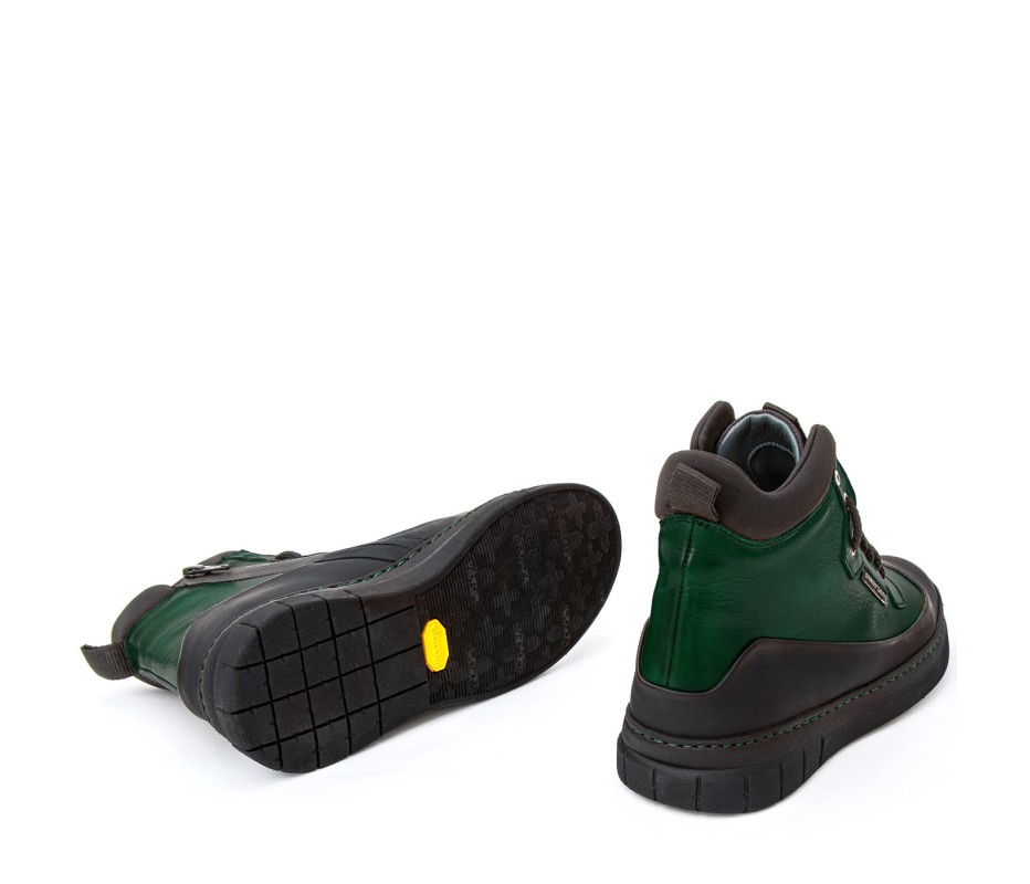 Pakerson STIVALETTO APUANE PELLE VERDE INTENSO Prezzo Ridotto