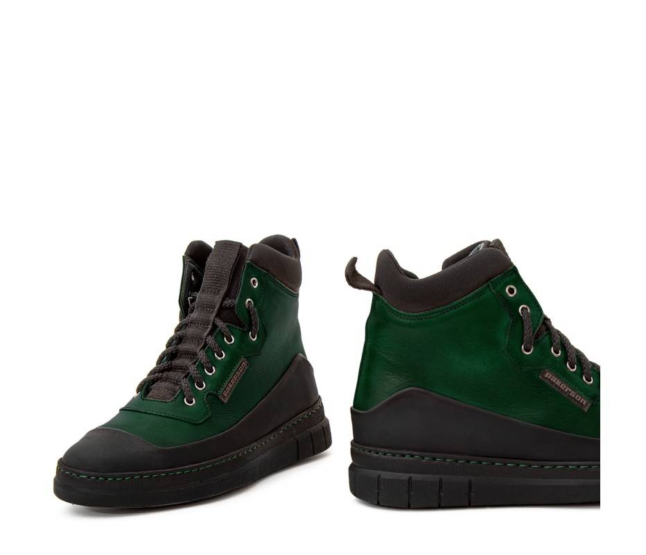 Pakerson STIVALETTO APUANE PELLE VERDE INTENSO Prezzo Ridotto
