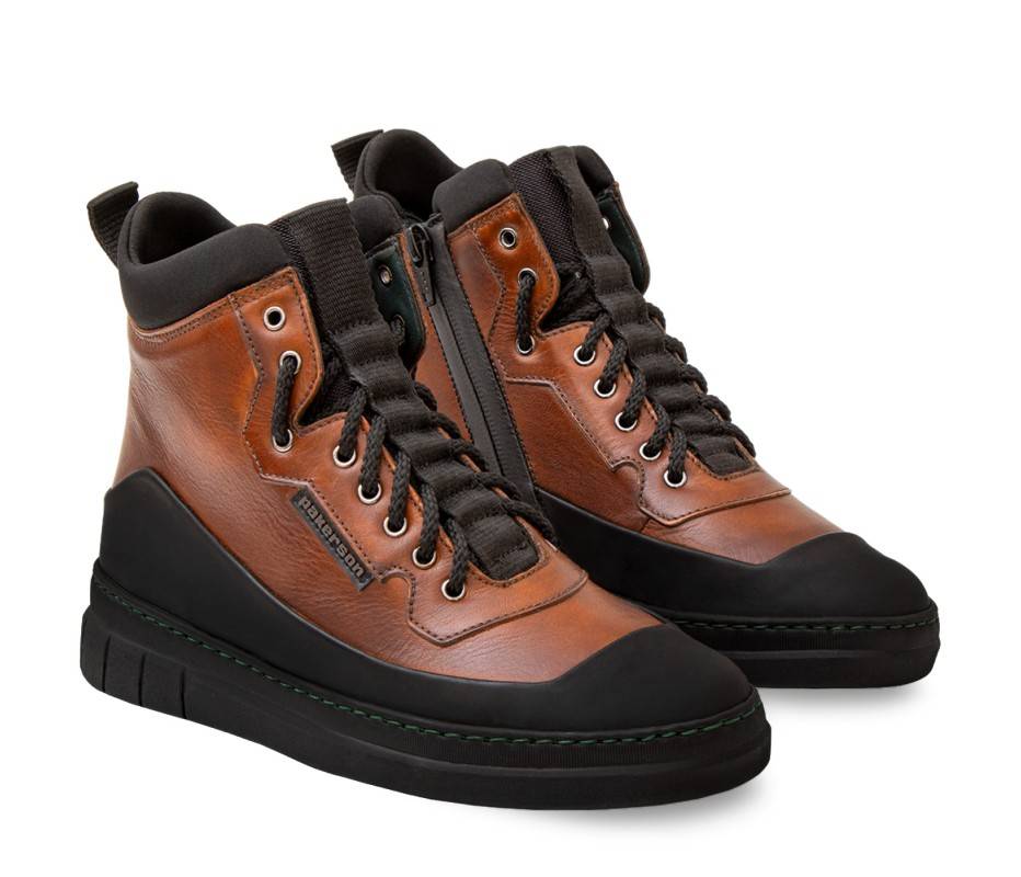 Pakerson STIVALETTO APUANE PELLE MARRONE TAN Presa
