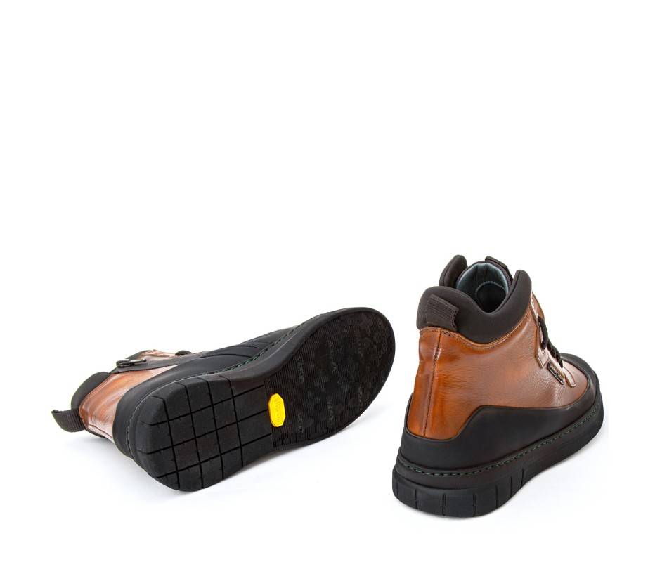 Pakerson STIVALETTO APUANE PELLE MARRONE TAN Presa