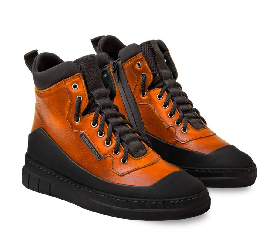 Pakerson STIVALETTO APUANE PELLE ARANCIO In Vendita