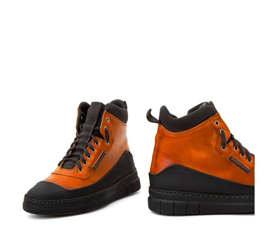 Pakerson STIVALETTO APUANE PELLE ARANCIO In Vendita