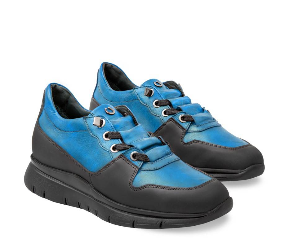 Pakerson SNEAKER AMIATA PELLE AZZURRO CIELO Vendite Flash
