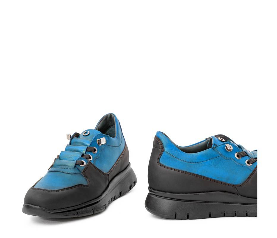 Pakerson SNEAKER AMIATA PELLE AZZURRO CIELO Vendite Flash