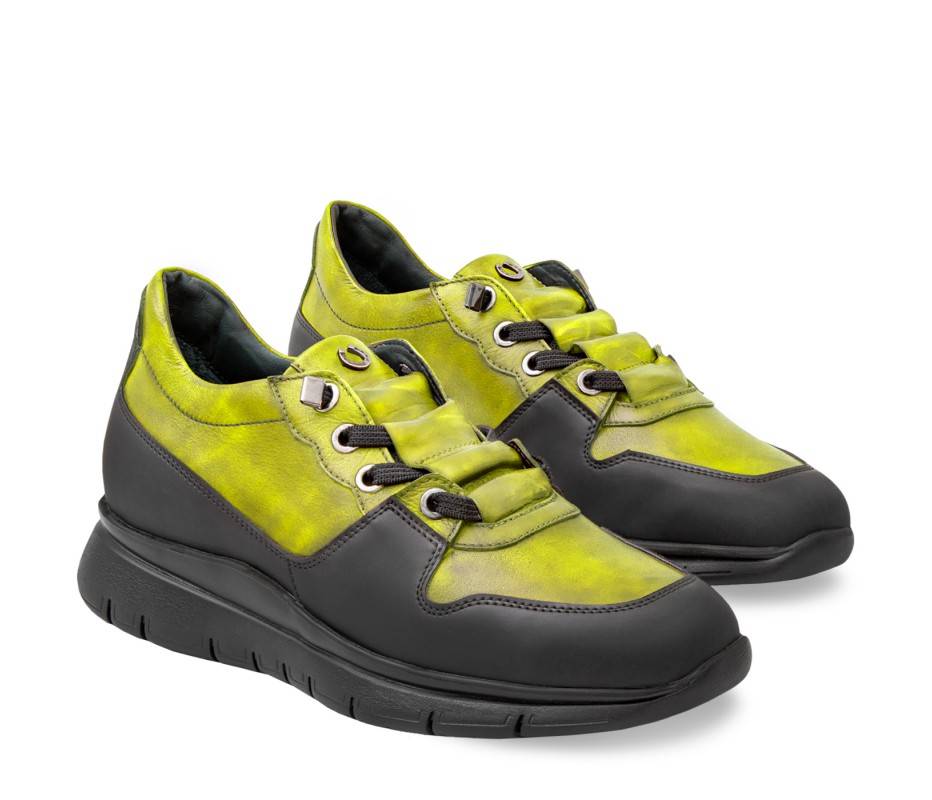 Pakerson SNEAKER AMIATA PELLE VERDE PISTACCHIO Negozio