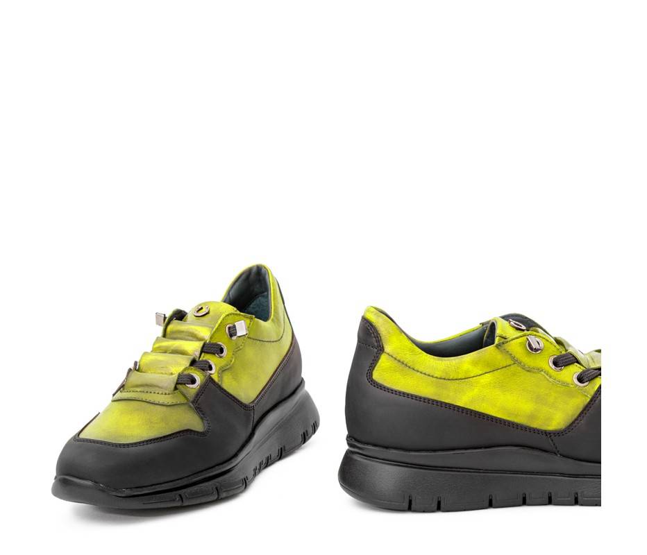 Pakerson SNEAKER AMIATA PELLE VERDE PISTACCHIO Negozio
