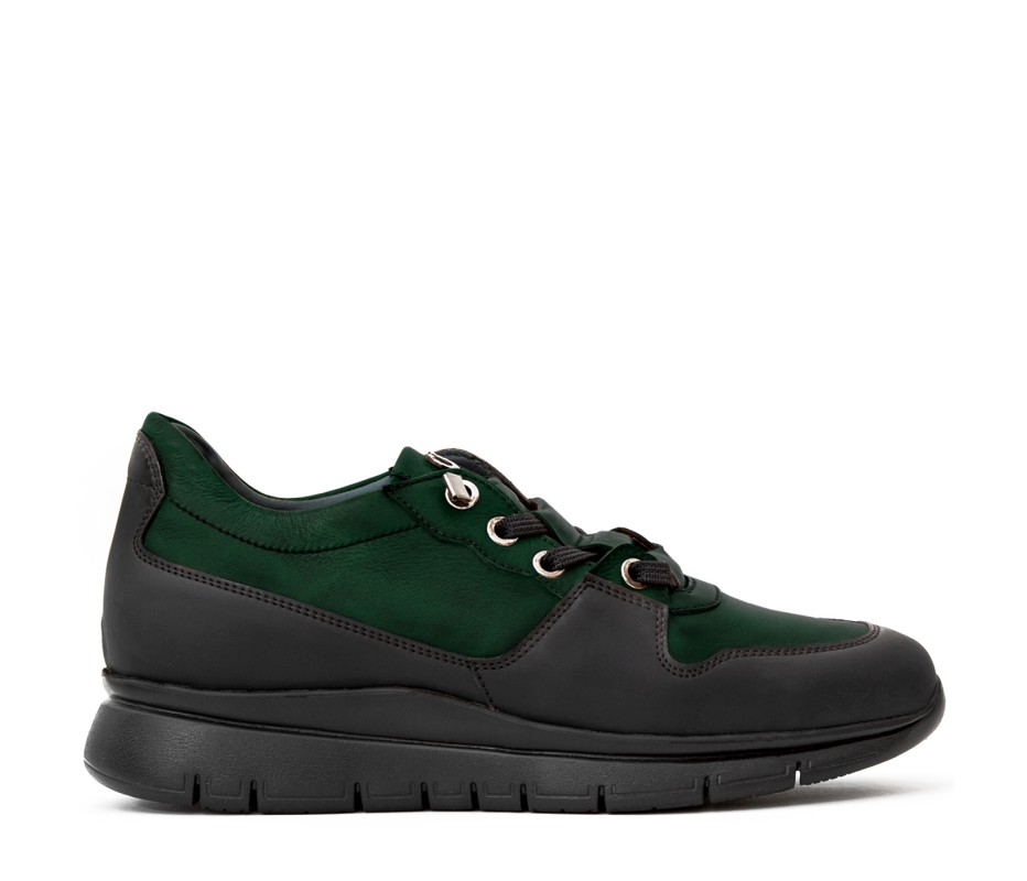 Pakerson SNEAKER AMIATA PELLE VERDE INTENSO In Saldo