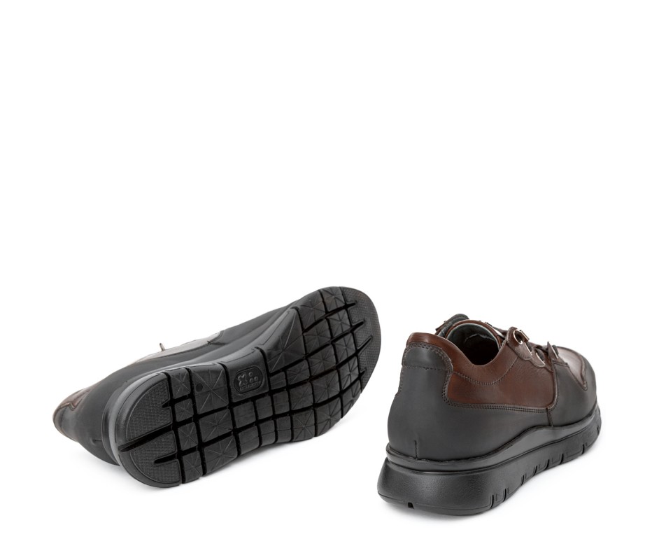 Pakerson SNEAKER AMIATA PELLE CIOCCOLATO Nuova