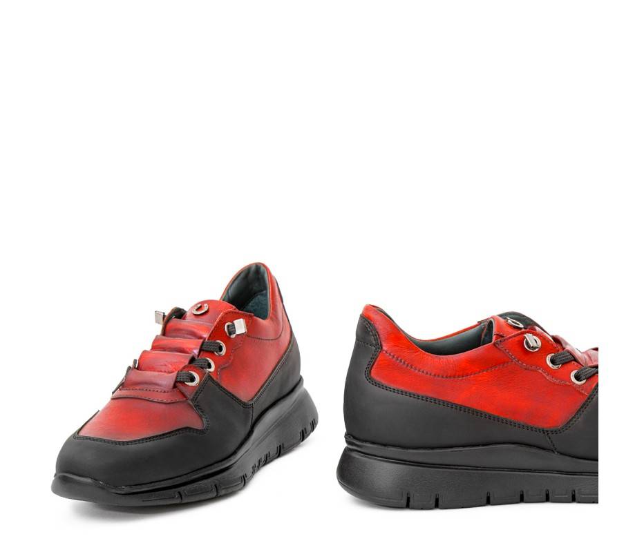 Pakerson SNEAKER AMIATA PELLE ROSSA In Linea