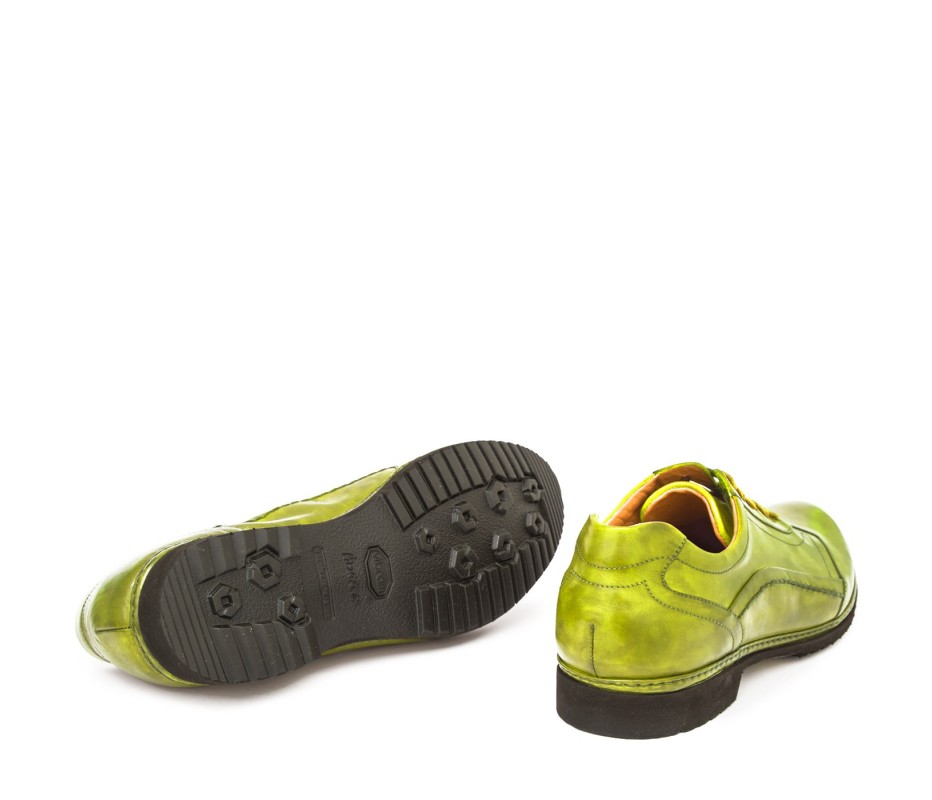 Pakerson DERBY PIENZA PELLE VERDE PISTACCHIO Sottocosto