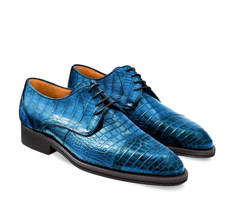 Pakerson DERBY FIRENZE ALLIGATORE AZZURRO BAY Novità
