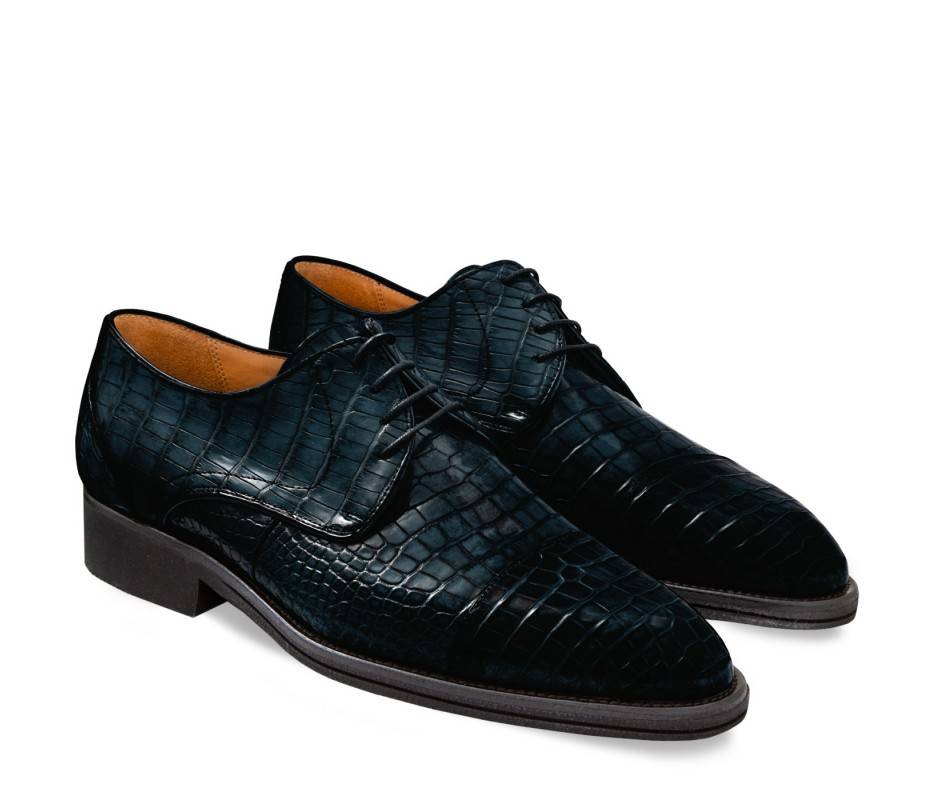 Pakerson DERBY FIRENZE ALLIGATORE BLU ISLAND Economico