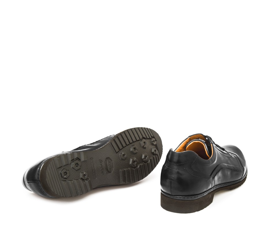 Pakerson DERBY PIENZA PELLE NERA Vendite Flash
