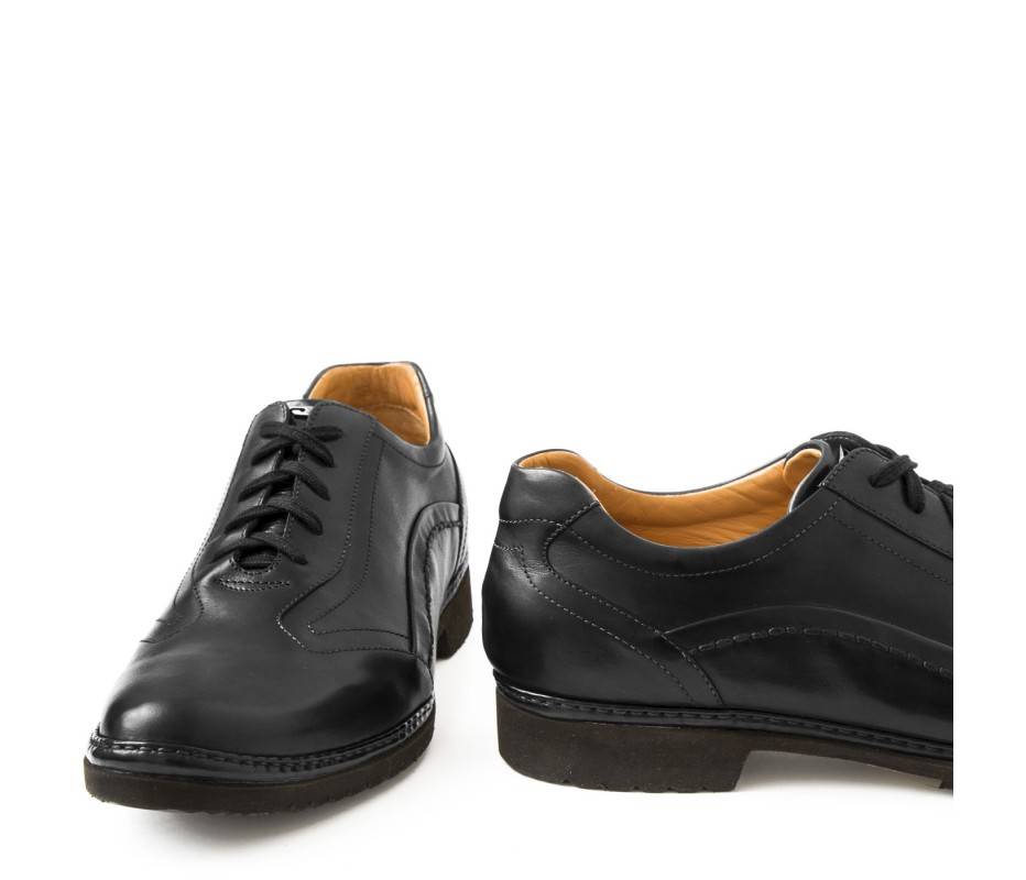Pakerson DERBY PIENZA PELLE NERA Vendite Flash