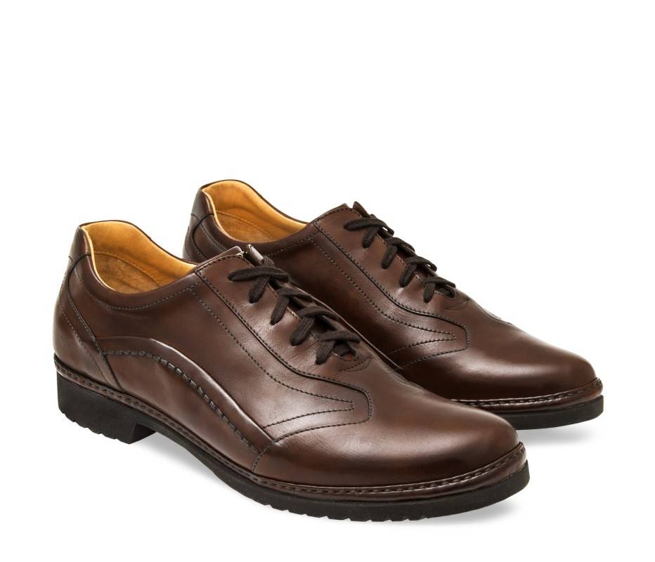 Pakerson DERBY PIENZA PELLE CIOCCOLATO Moda