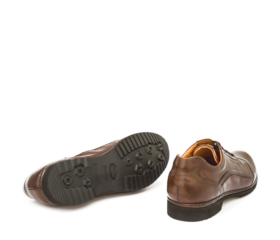 Pakerson DERBY PIENZA PELLE CIOCCOLATO Moda