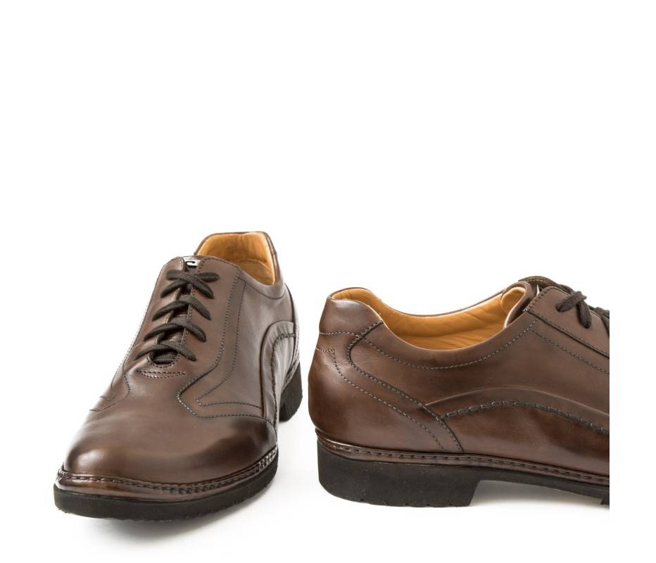 Pakerson DERBY PIENZA PELLE CIOCCOLATO Moda