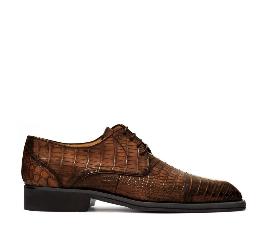 Pakerson DERBY FIRENZE ALLIGATORE MARRONE TIMBER Italia