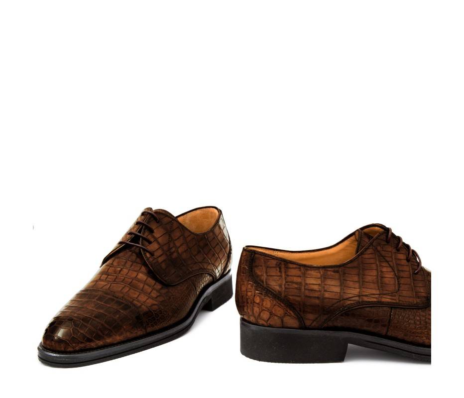Pakerson DERBY FIRENZE ALLIGATORE MARRONE TIMBER Italia