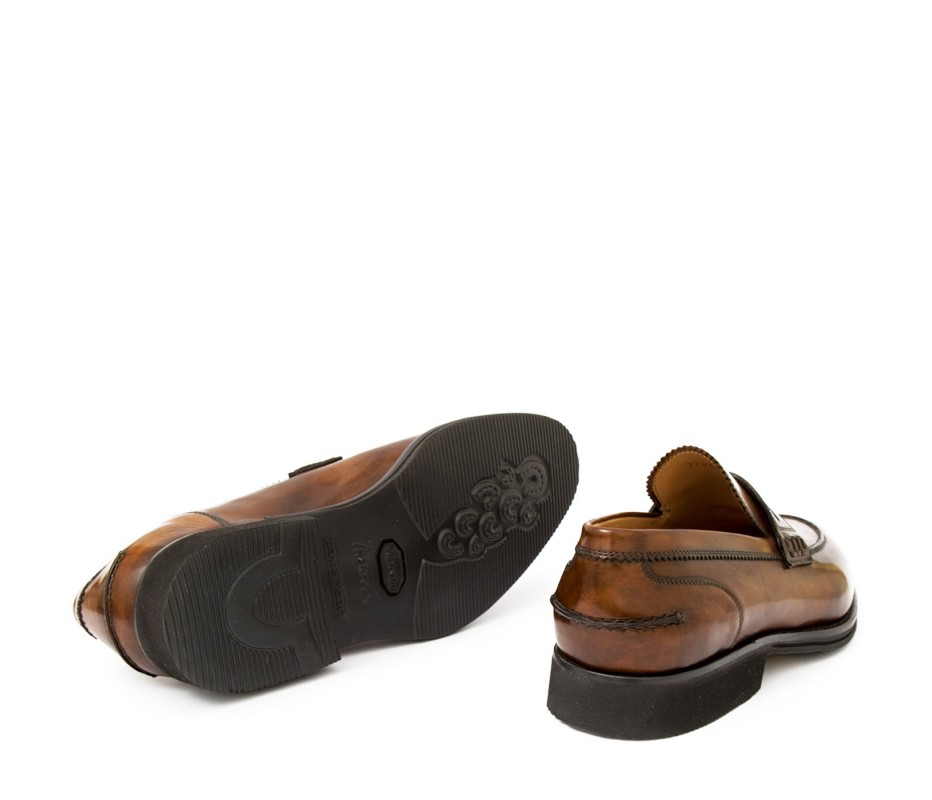 Pakerson MOCASSINO LUCCA PELLE MARRONE TIMBER 2025