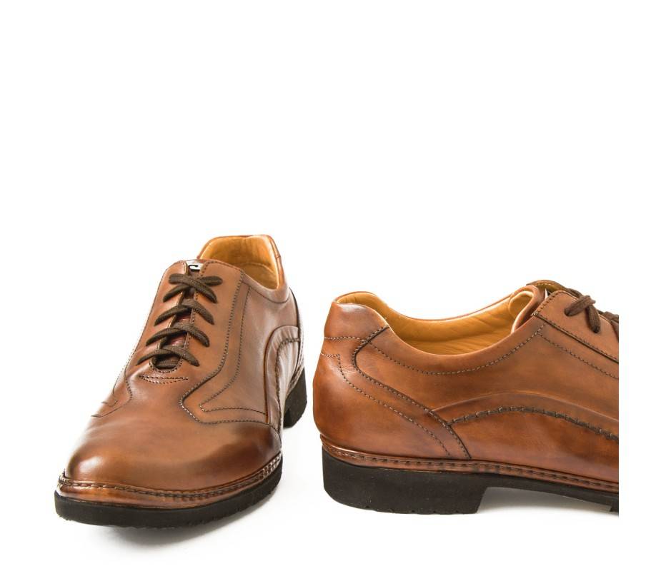 Pakerson DERBY PIENZA PELLE MARRONE TAN In Linea