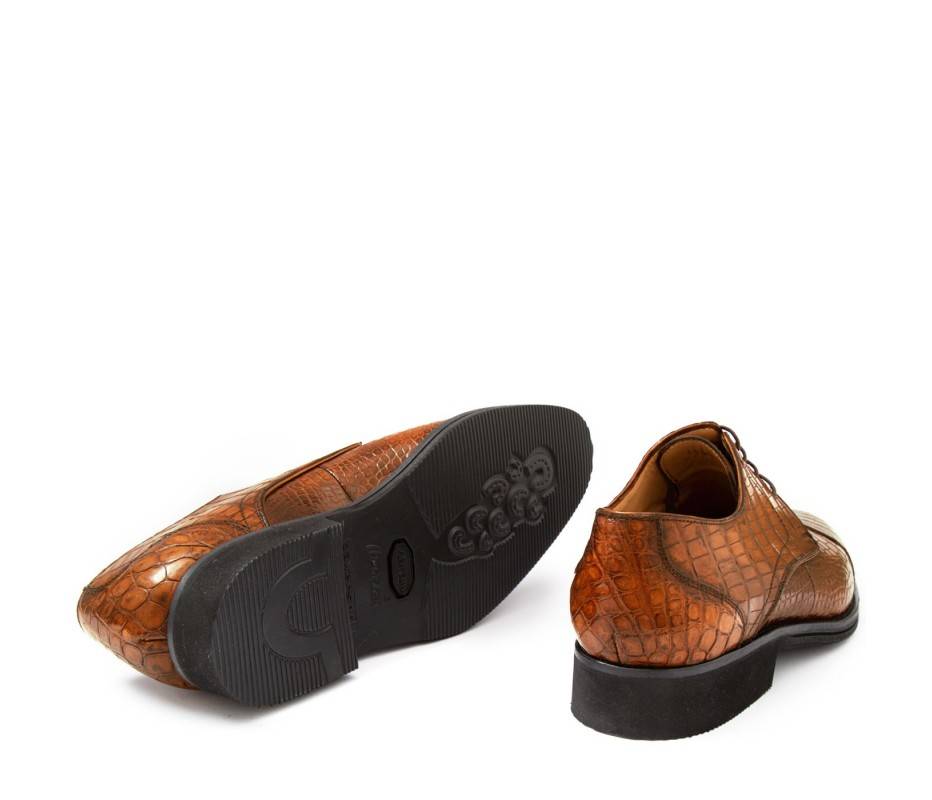 Pakerson DERBY FIRENZE ALLIGATORE MARRONE WOOD Qualità