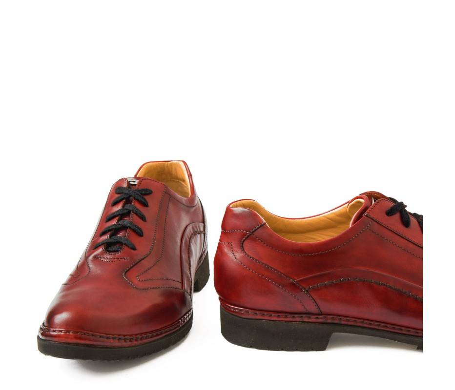 Pakerson DERBY PIENZA PELLE ROSSO BORDEAUX Promozione