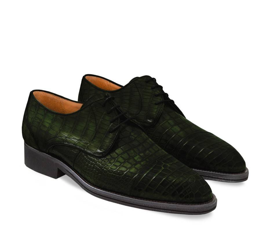 Pakerson DERBY FIRENZE ALLIGATORE VERDE TARTARUGA Acquista Ora