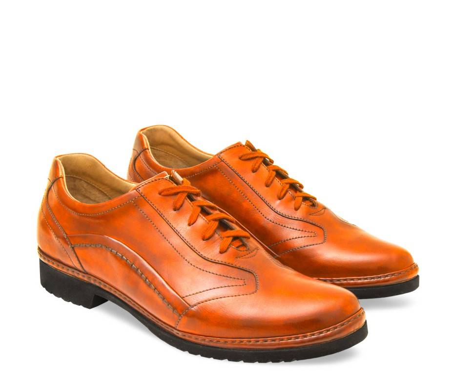 Pakerson DERBY PIENZA PELLE ARANCIO Promozione Limitata