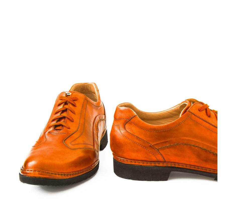Pakerson DERBY PIENZA PELLE ARANCIO Promozione Limitata