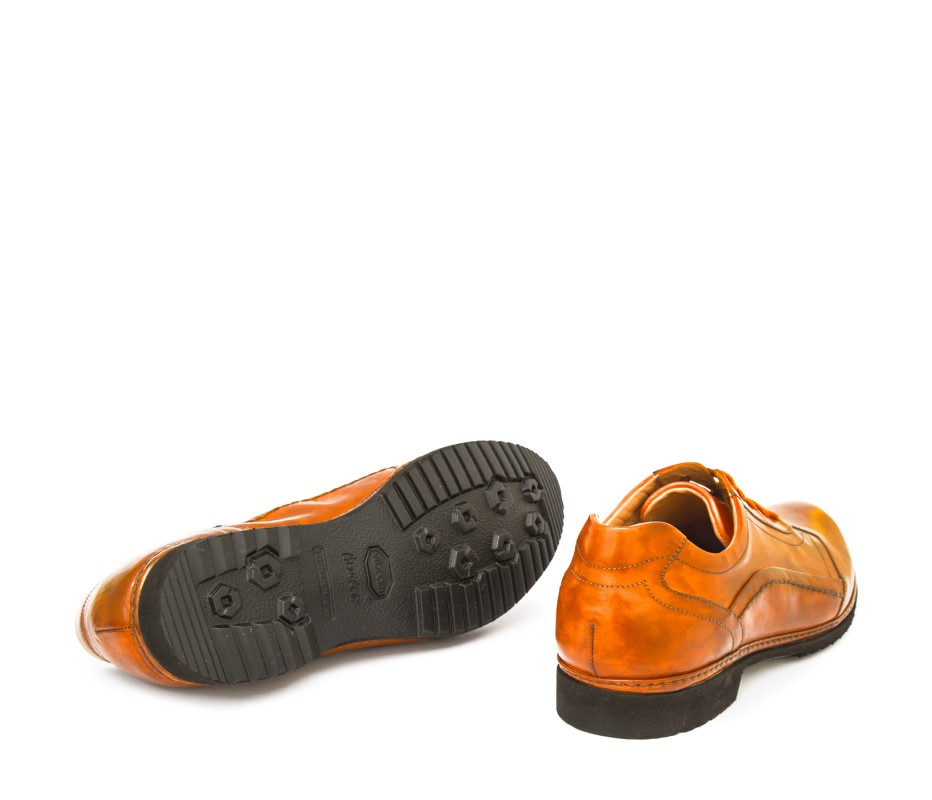 Pakerson DERBY PIENZA PELLE ARANCIO Promozione Limitata