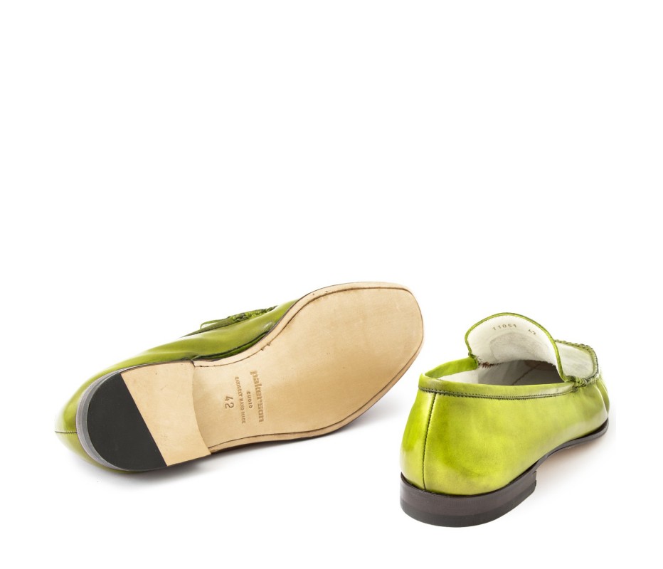 Pakerson MOCASSINO CERRETO PELLE VERDE PISTACCHIO Novità