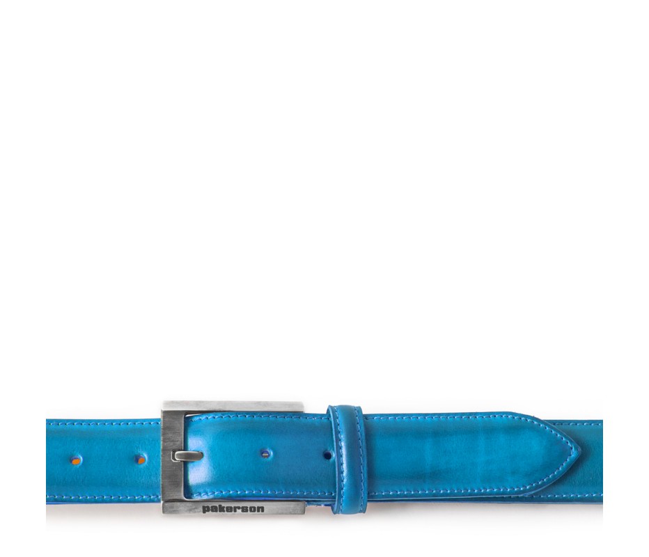 Pakerson FIBBIA VOLTERRA PELLE AZZURRO CIELO Sconto