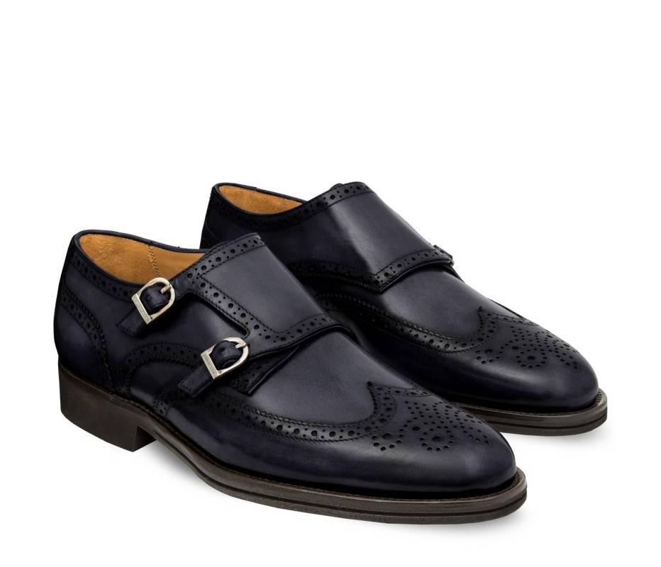 Pakerson DOPPIA FIBBIA SIENA PELLE GRIGIO STONE Offerta