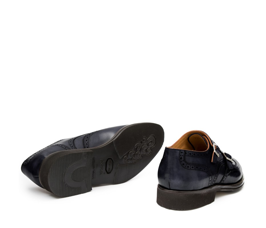 Pakerson DOPPIA FIBBIA SIENA PELLE GRIGIO STONE Offerta