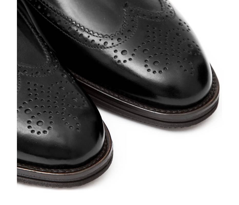 Pakerson DOPPIA FIBBIA SIENA PELLE NERA Outlet