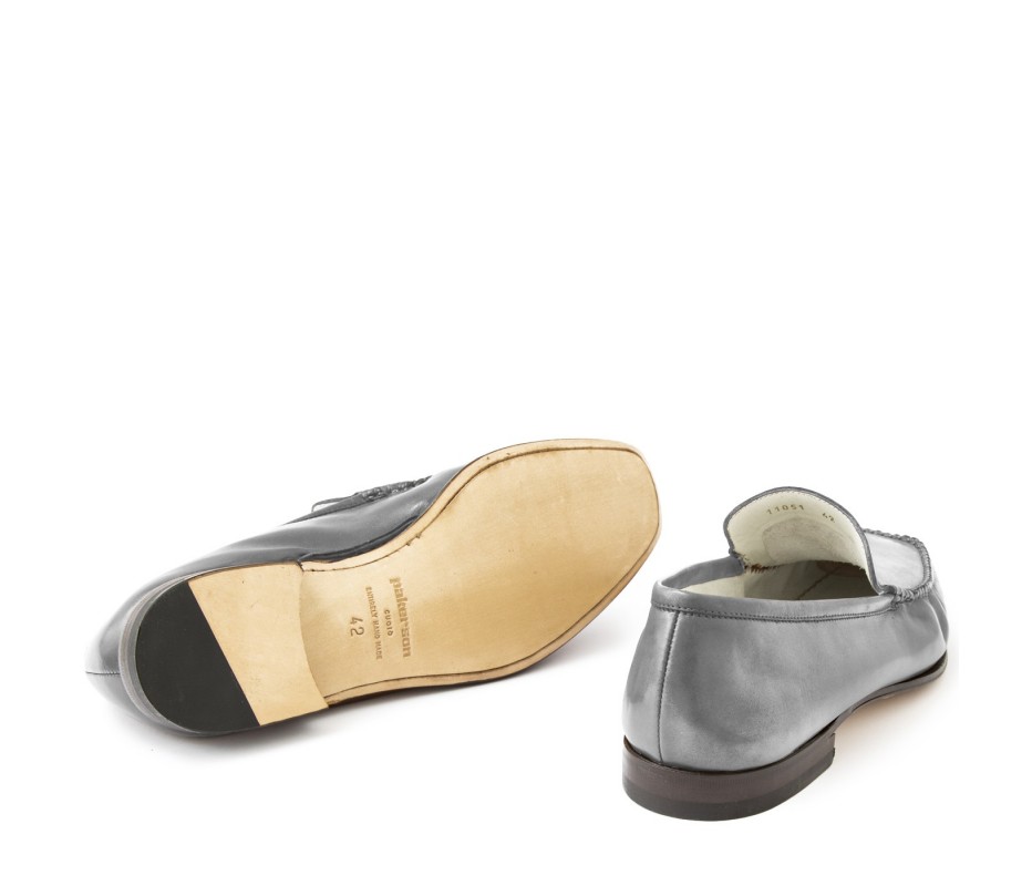 Pakerson MOCASSINO CERRETO PELLE GRIGIO SMOG Saldi