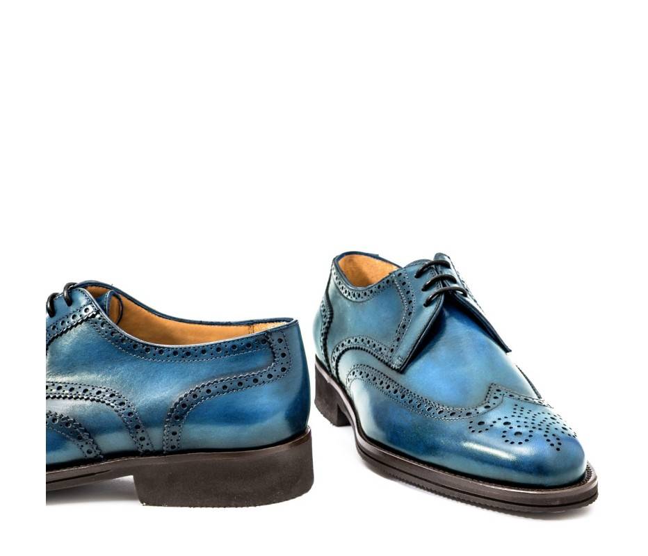 Pakerson DERBY PISA PELLE AZZURRO BAY Nuovo