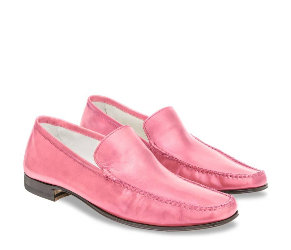 Pakerson MOCASSINO CERRETO PELLE ROSA Qualità