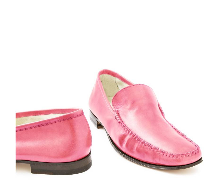 Pakerson MOCASSINO CERRETO PELLE ROSA Qualità
