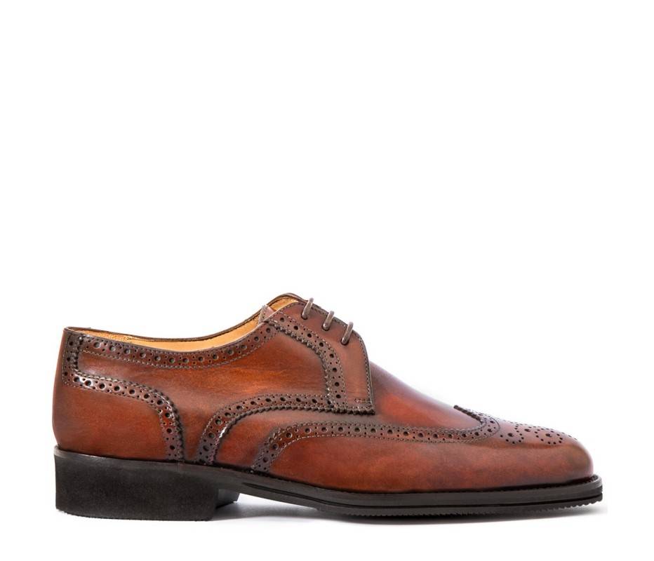 Pakerson DERBY PISA PELLE MARRONE WOOD Presa