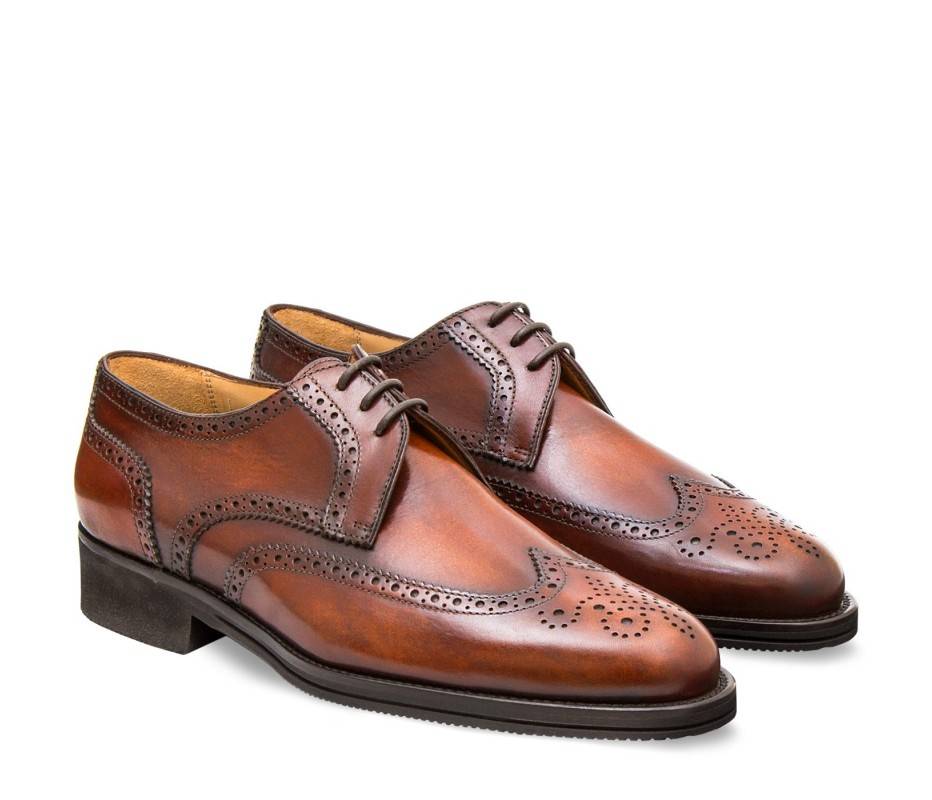 Pakerson DERBY PISA PELLE MARRONE WOOD Presa