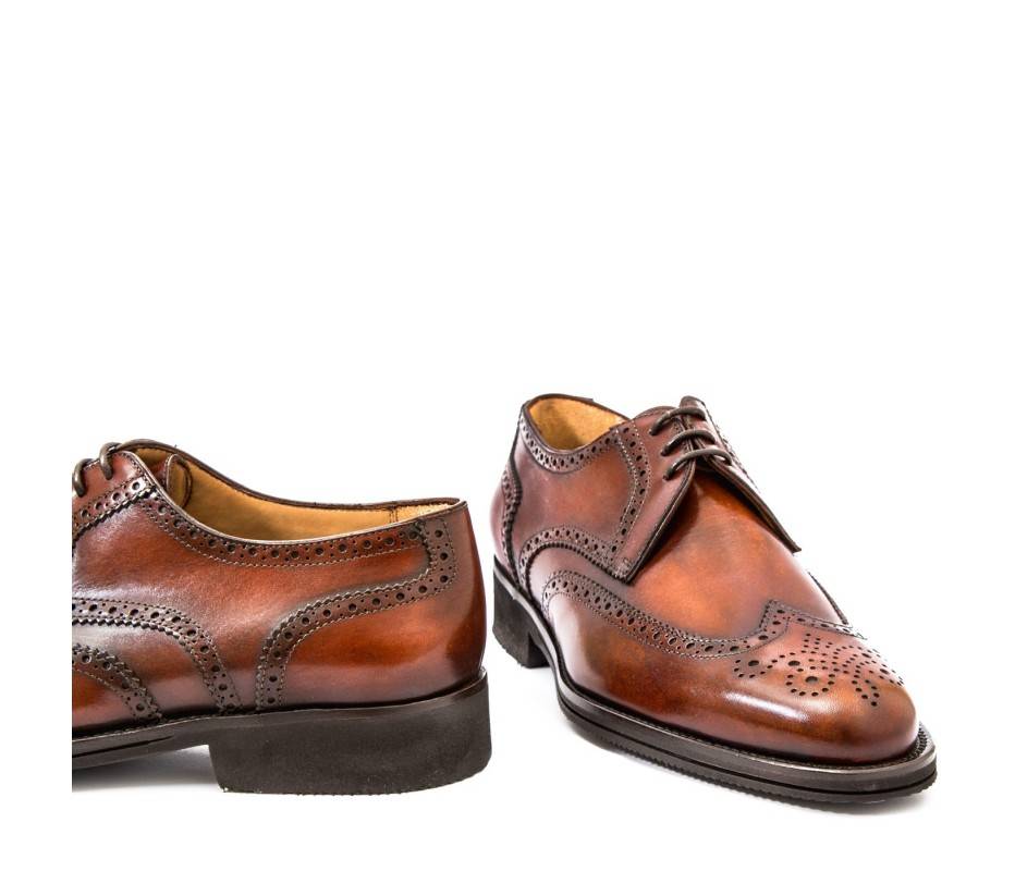 Pakerson DERBY PISA PELLE MARRONE WOOD Presa