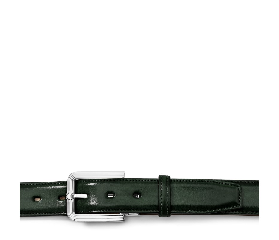 Pakerson FIBBIA FIESOLE PELLE VERDE TARTARUGA Vendita Economica