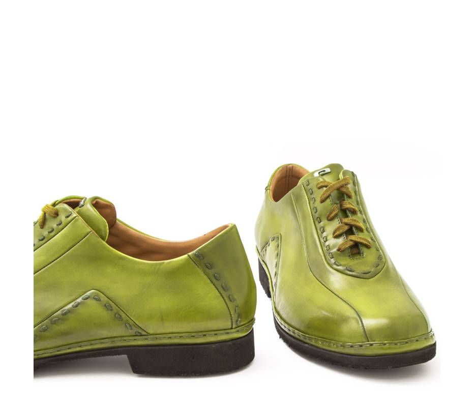 Pakerson DERBY BOLGHERI PELLE VERDE PISTACCHIO In Saldo