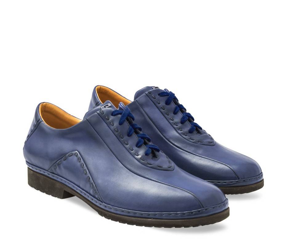 Pakerson DERBY BOLGHERI PELLE BLU NAVY 2025