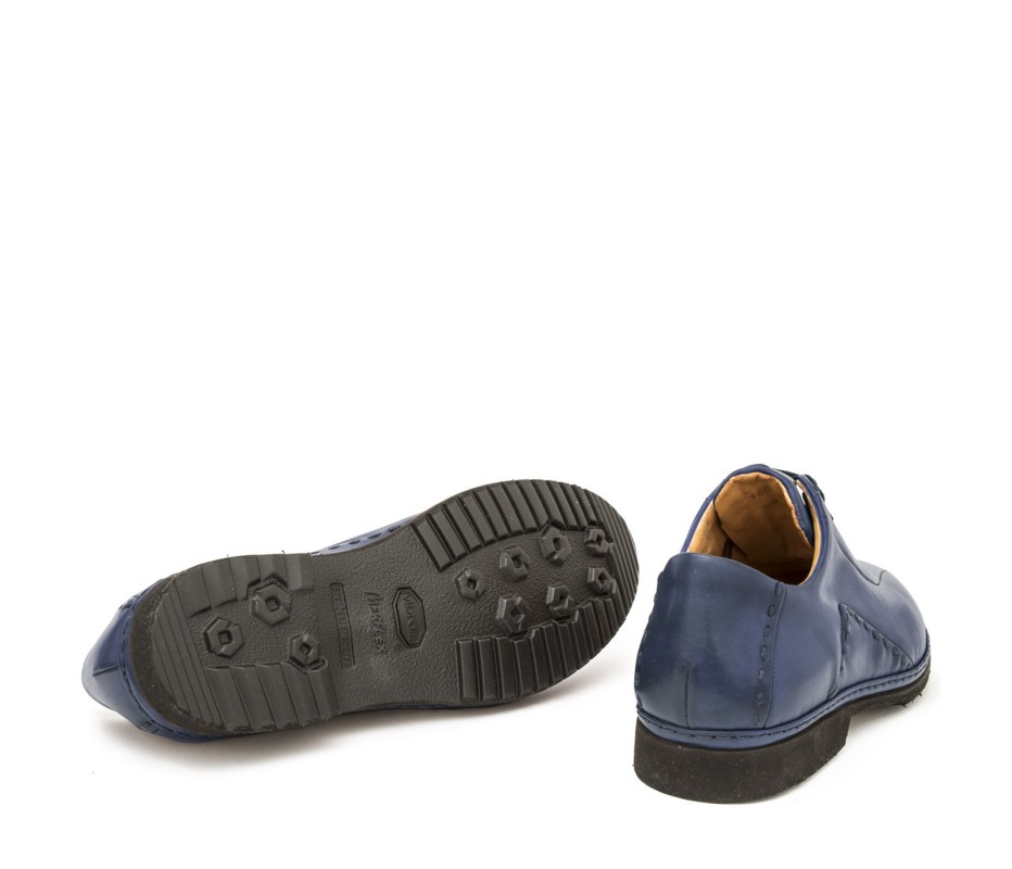 Pakerson DERBY BOLGHERI PELLE BLU NAVY 2025