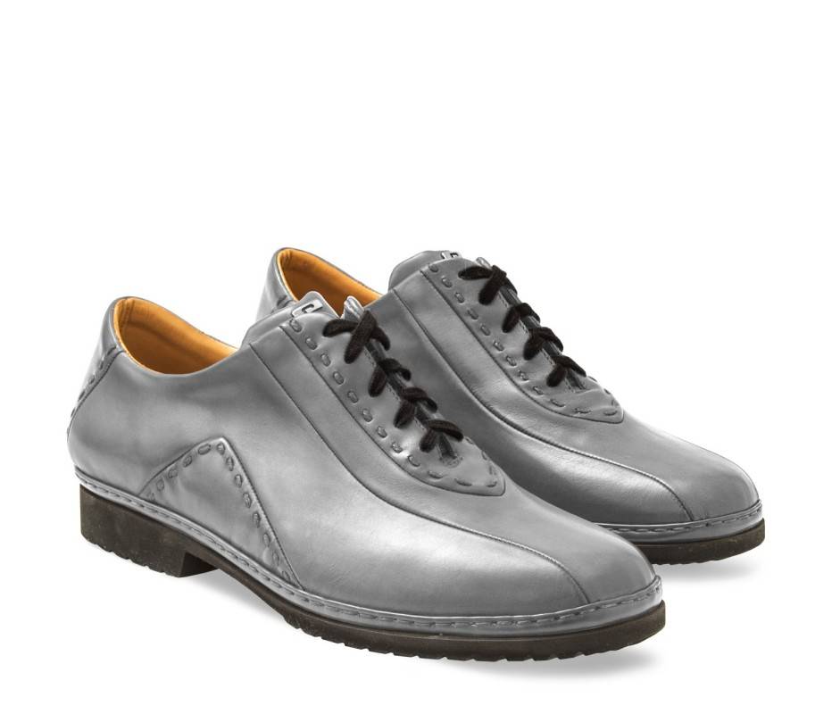 Pakerson DERBY BOLGHERI PELLE GRIGIO SMOG In Linea